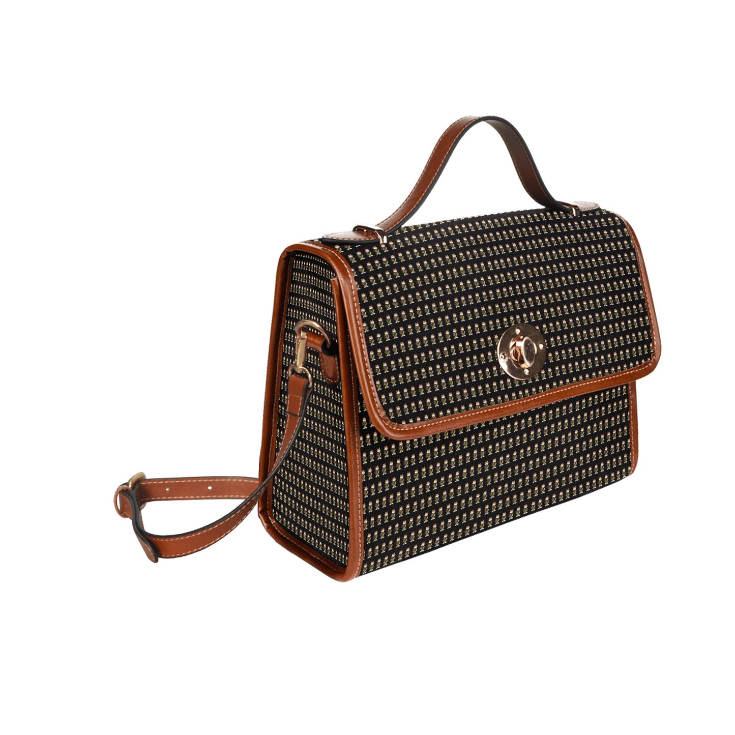Son Of Doge Waterproof Canvas Bag-Brown (All Over Print) (1641)