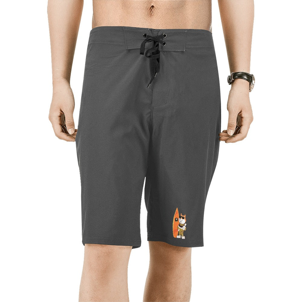Son Of Doge Surf's Up - Men's All Over Print Relaxed-Fit Shorts