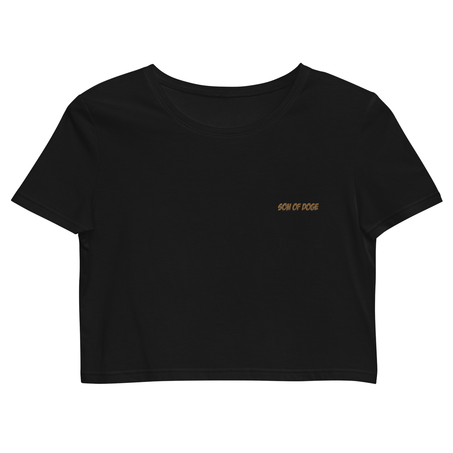 Son Of Doge Organic Crop Top (embroidered logo)