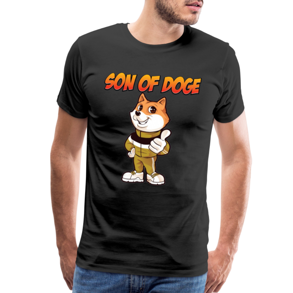 Son Of Doge Men's Premium T-Shirt (Front Logo) - black
