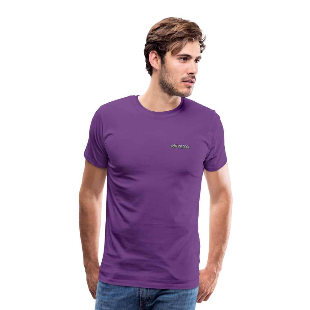 Son Of Doge Men's Premium T-Shirt (grey subtle) - purple