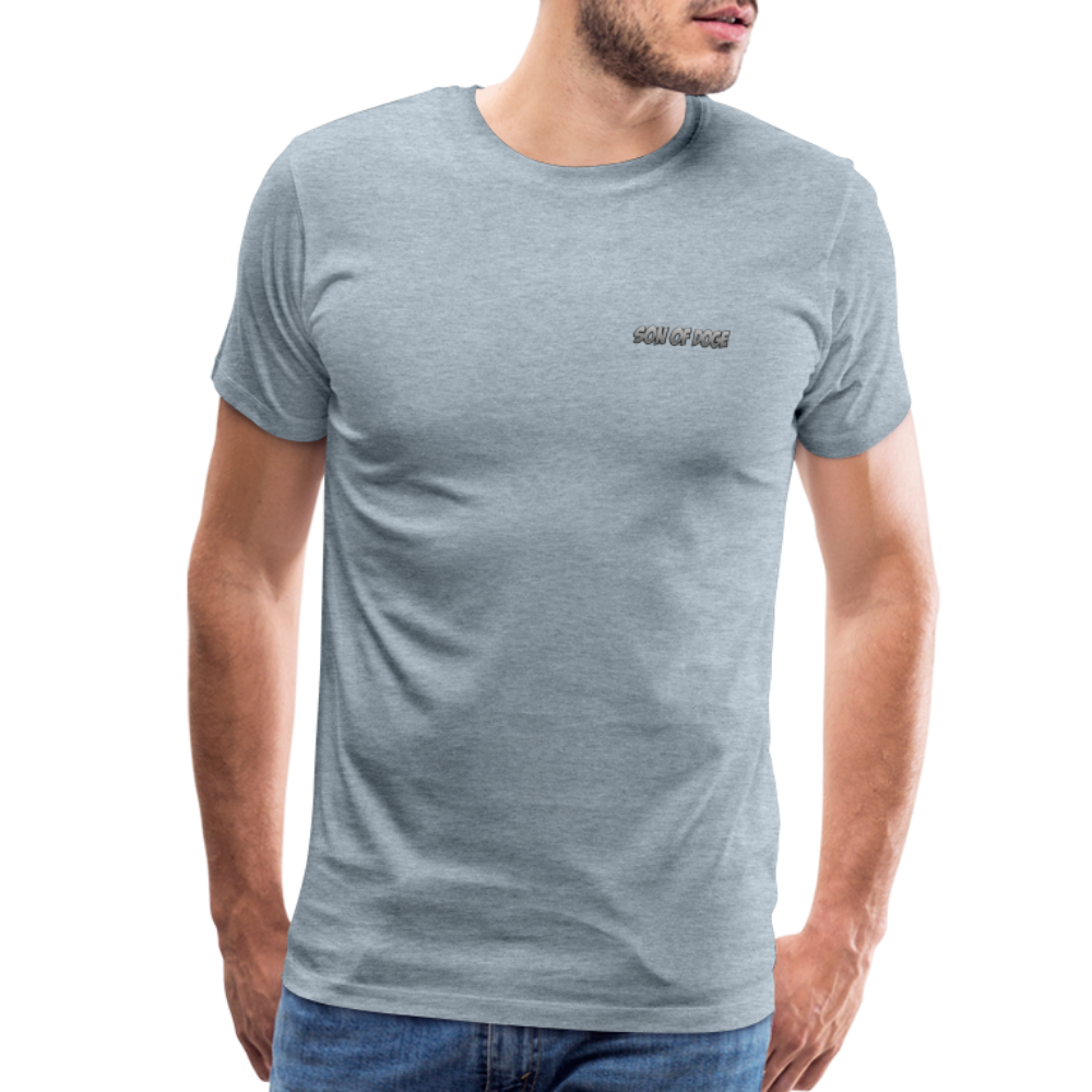 Son Of Doge Men's Premium T-Shirt (grey subtle) - heather ice blue