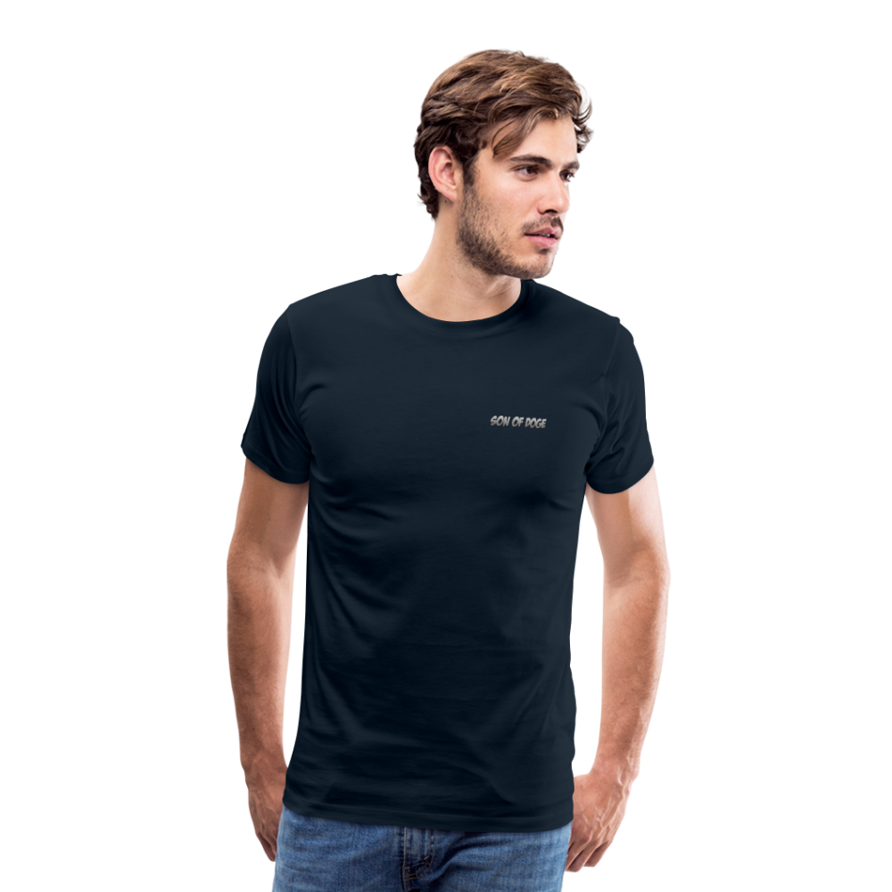 Son Of Doge Men's Premium T-Shirt (grey subtle) - deep navy