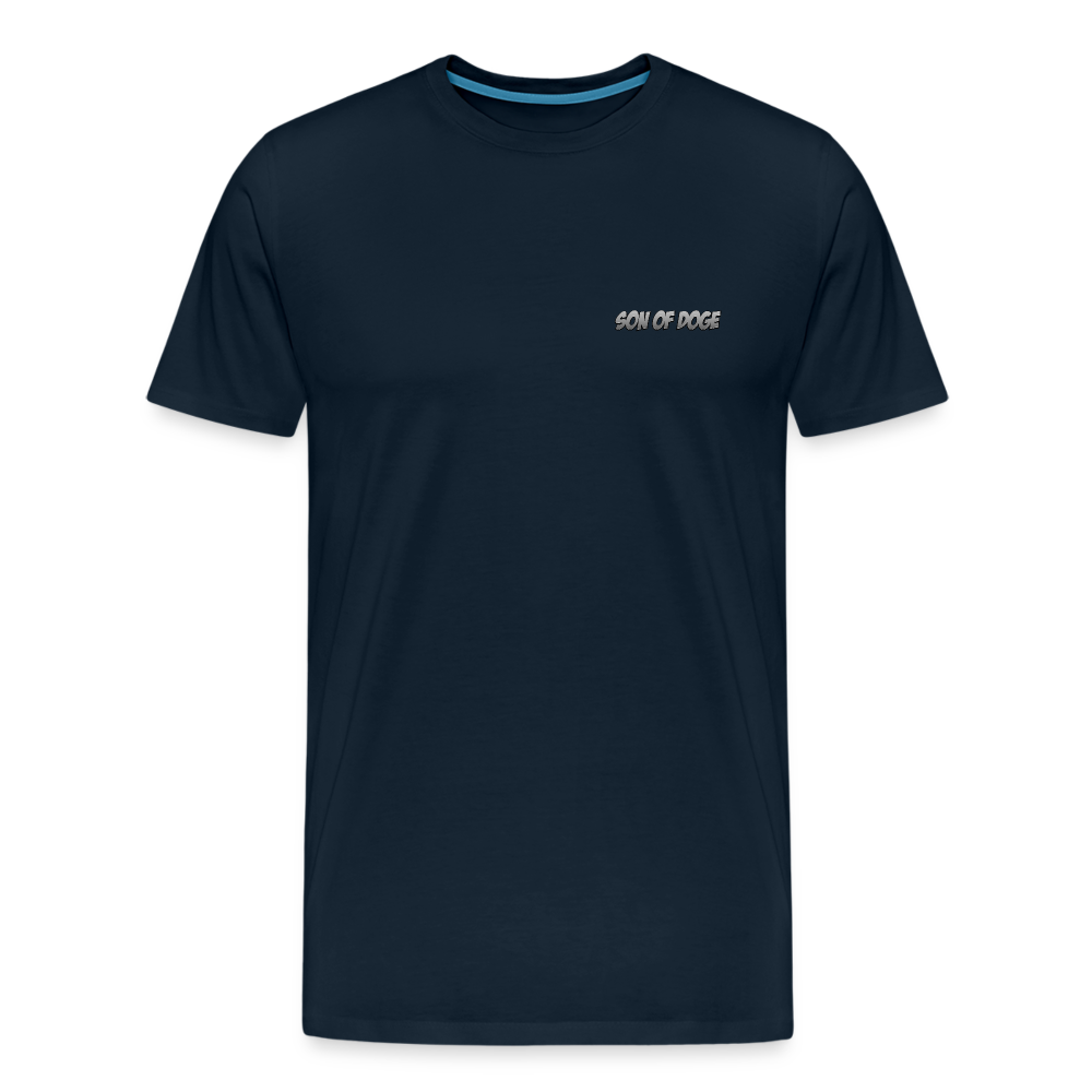 Son Of Doge Men's Premium T-Shirt (grey subtle) - deep navy