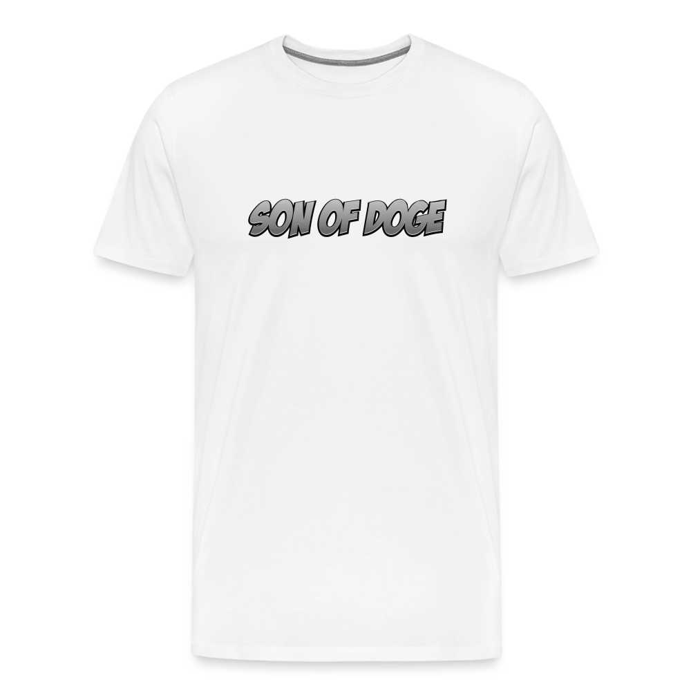 Son Of Doge Men's Premium T-Shirt (Grey) - white
