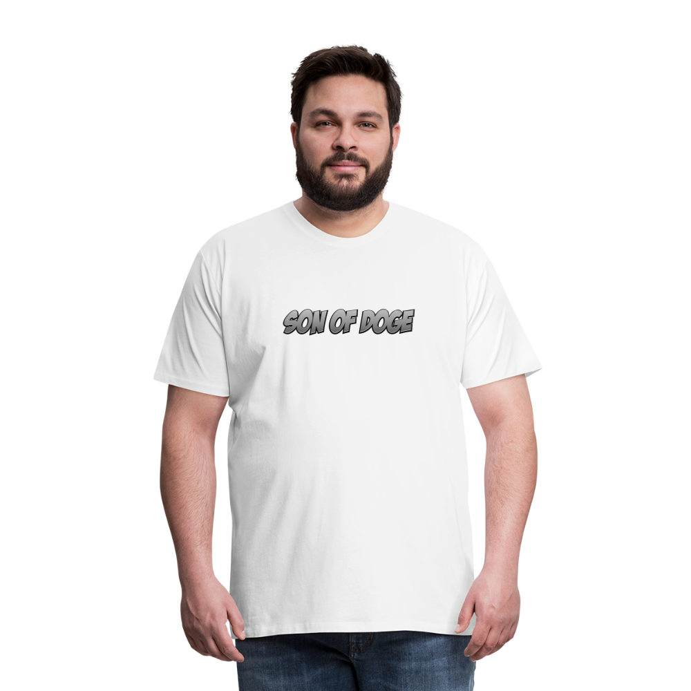 Son Of Doge Men's Premium T-Shirt (Grey) - white