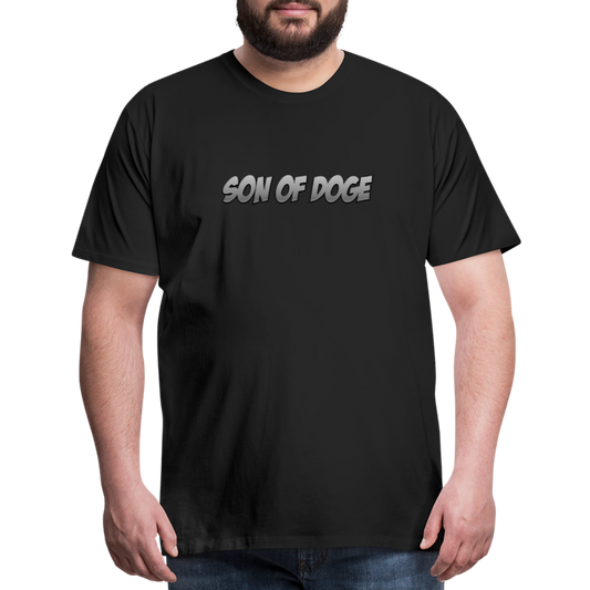 Son Of Doge Men's Premium T-Shirt (Grey) - black