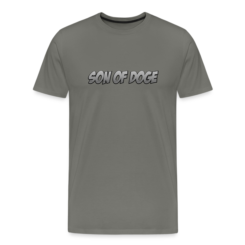 Son Of Doge Men's Premium T-Shirt (Grey) - asphalt gray