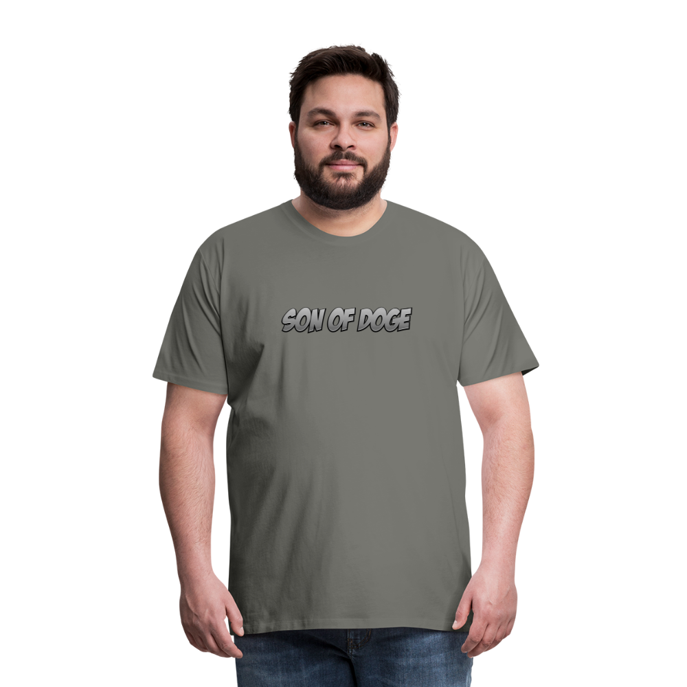 Son Of Doge Men's Premium T-Shirt (Grey) - asphalt gray