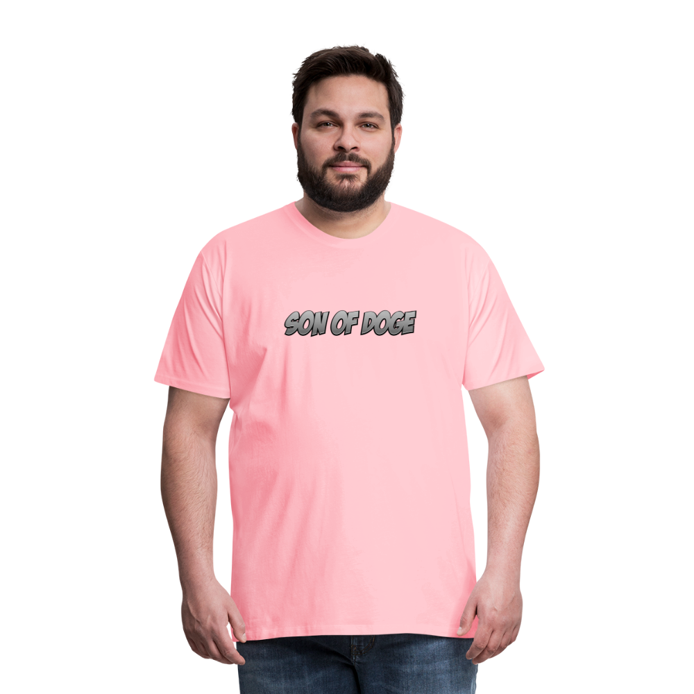 Son Of Doge Men's Premium T-Shirt (Grey) - pink
