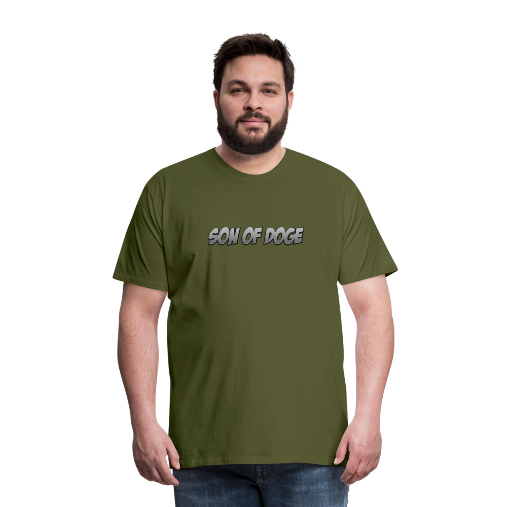 Son Of Doge Men's Premium T-Shirt (Grey) - olive green