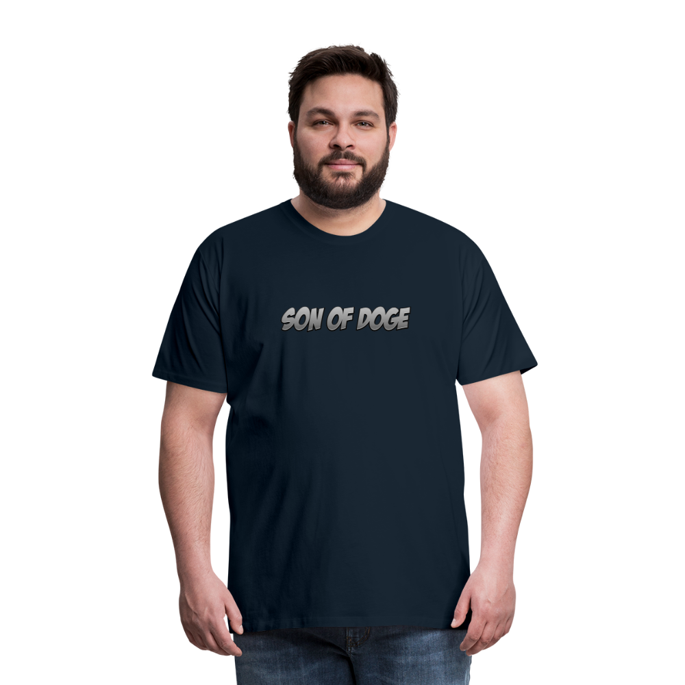 Son Of Doge Men's Premium T-Shirt (Grey) - deep navy