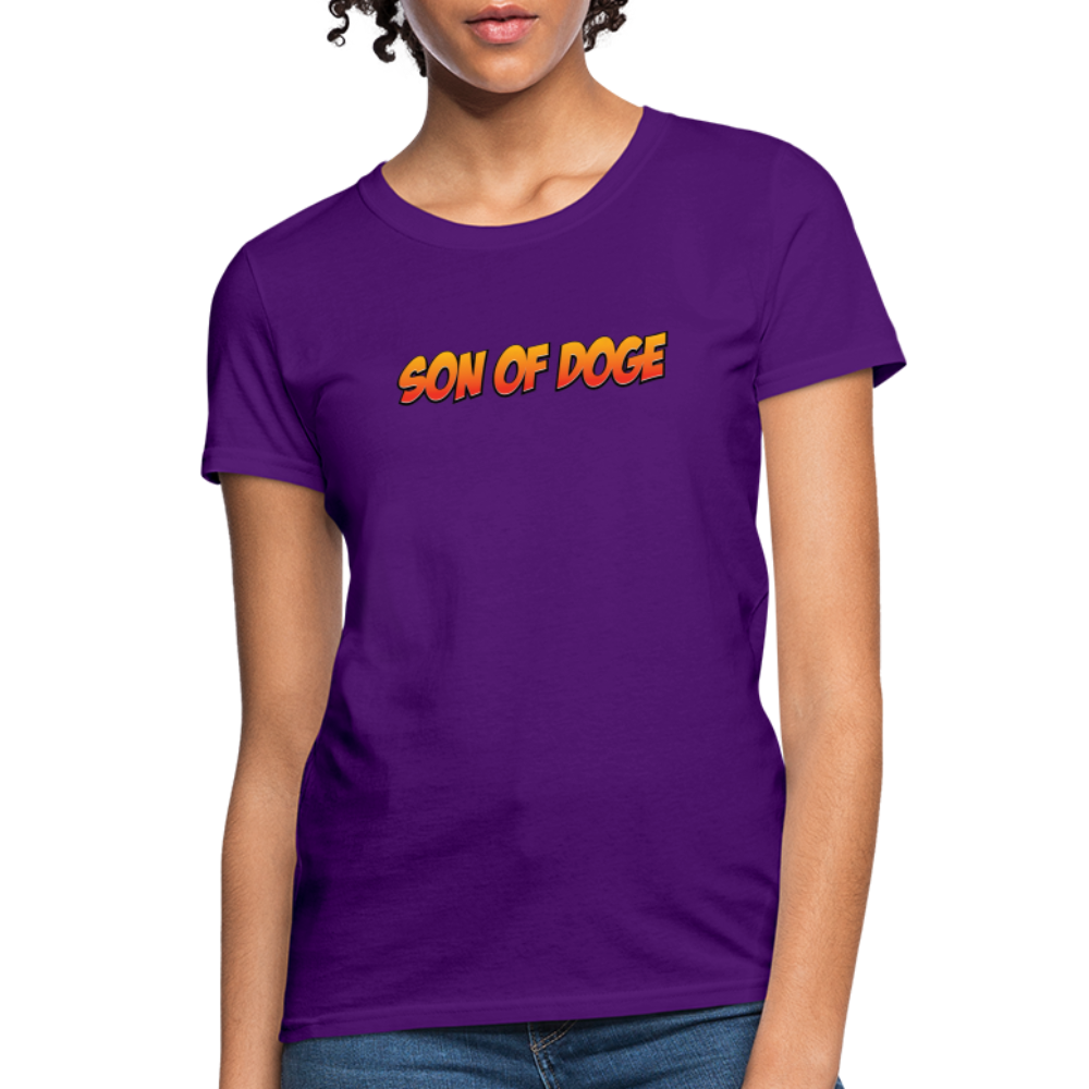 Women's T-Shirt - Color Print - purple