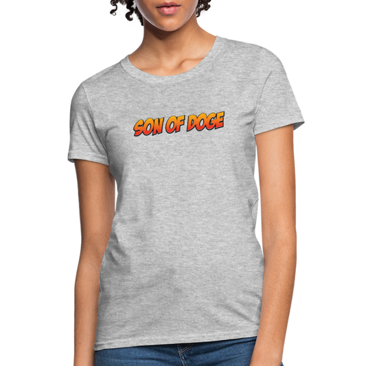Women's T-Shirt - Color Print - heather gray