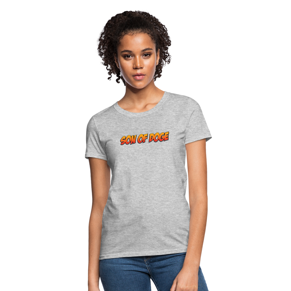 Women's T-Shirt - Color Print - heather gray
