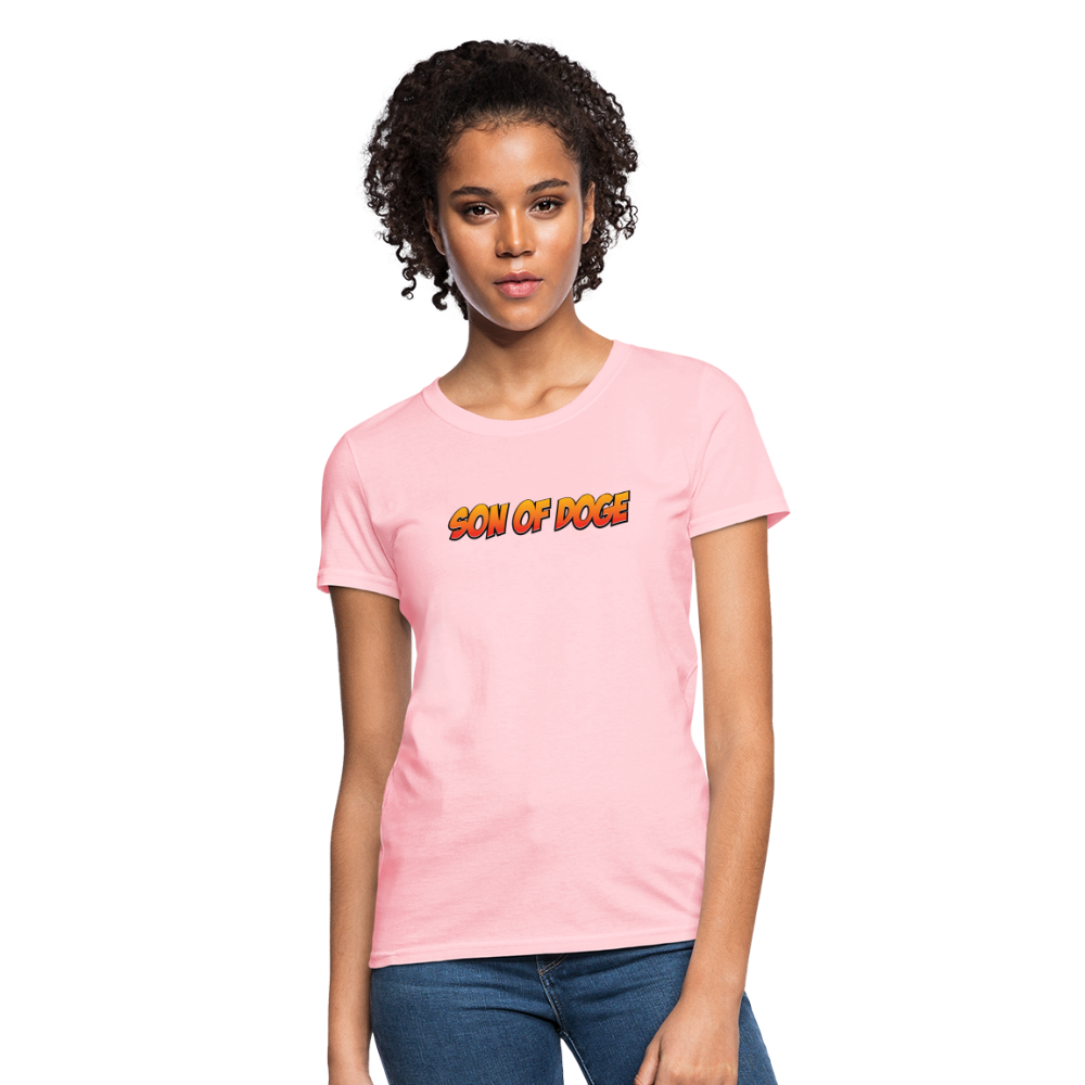 Women's T-Shirt - Color Print - pink
