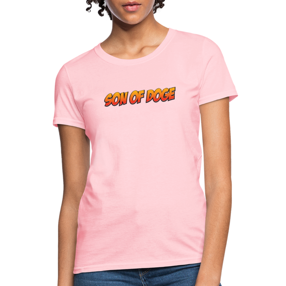 Women's T-Shirt - Color Print - pink