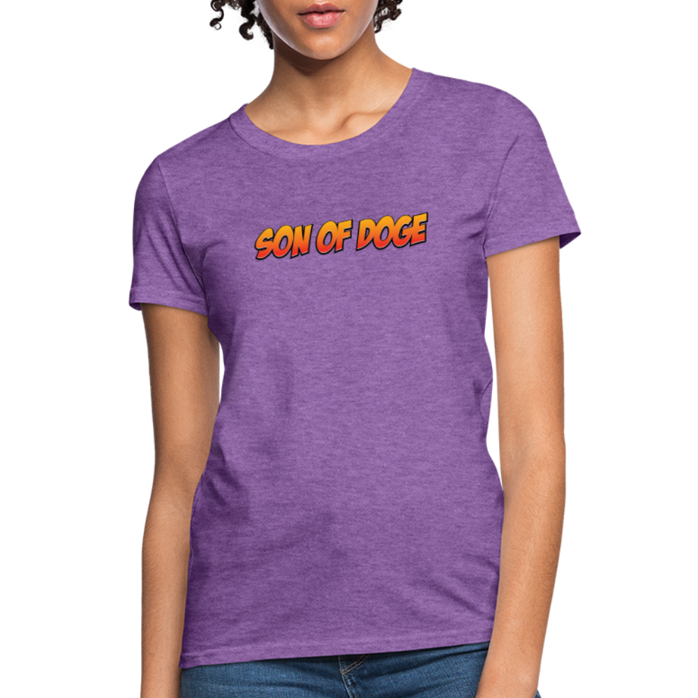 Women's T-Shirt - Color Print - purple heather