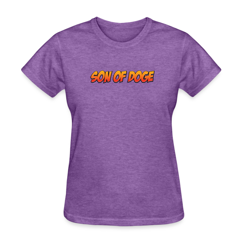 Women's T-Shirt - Color Print - purple heather