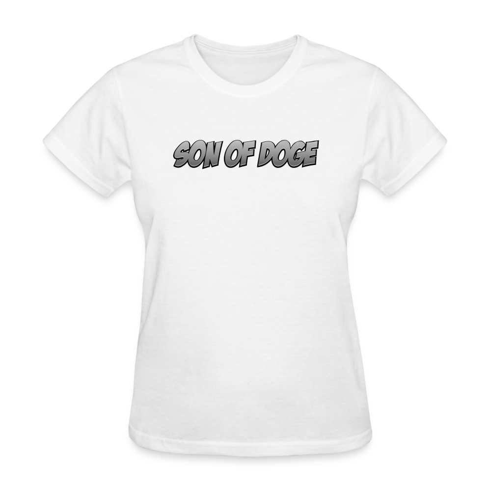Women's T-Shirt (Grey Print) - white