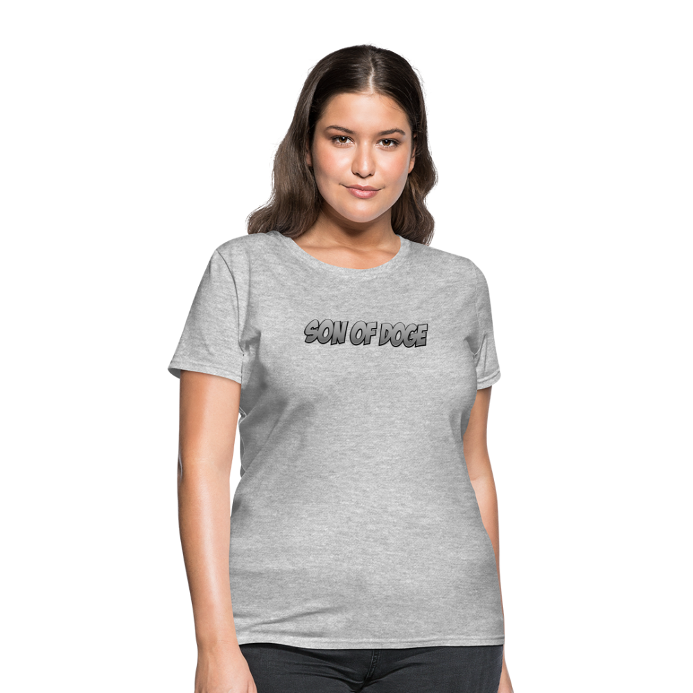 Women's T-Shirt (Grey Print) - heather gray