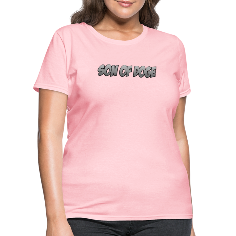 Women's T-Shirt (Grey Print) - pink