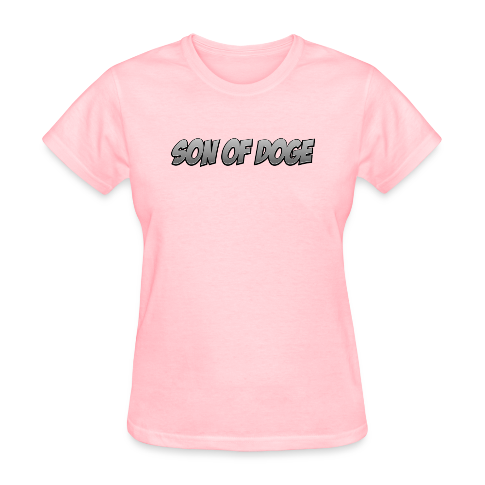 Women's T-Shirt (Grey Print) - pink