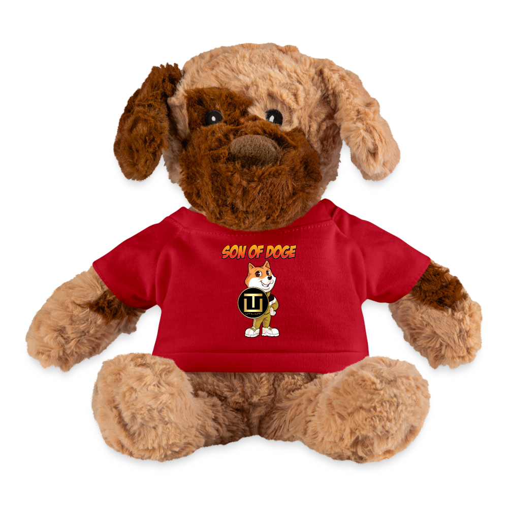 Son Of Doge Cuddly Teddy / Dog - red