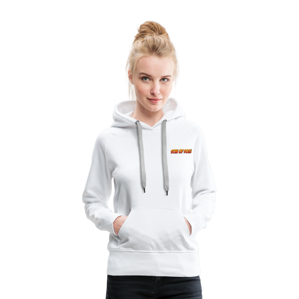 Son Of Doge Women’s Premium Hoodie (Color Font) - white