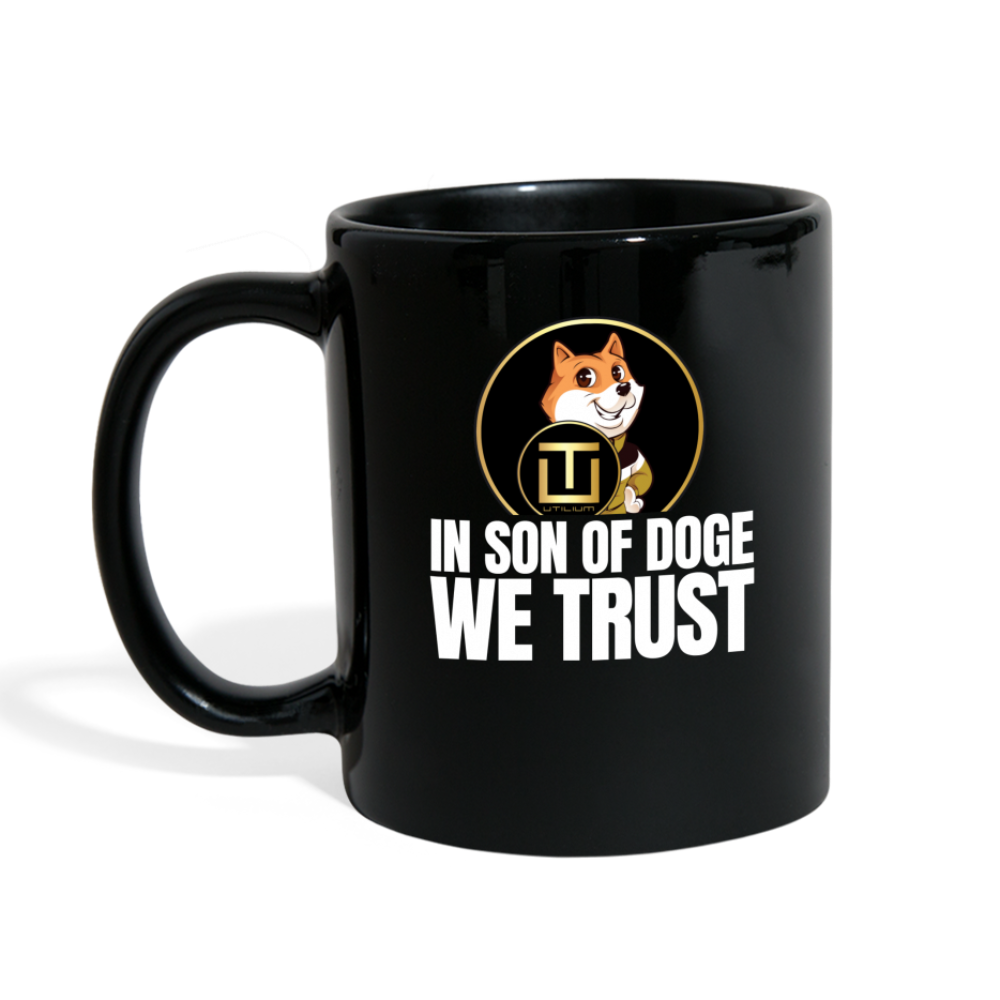 In Son Of Doge We Trust' Black Mug - black