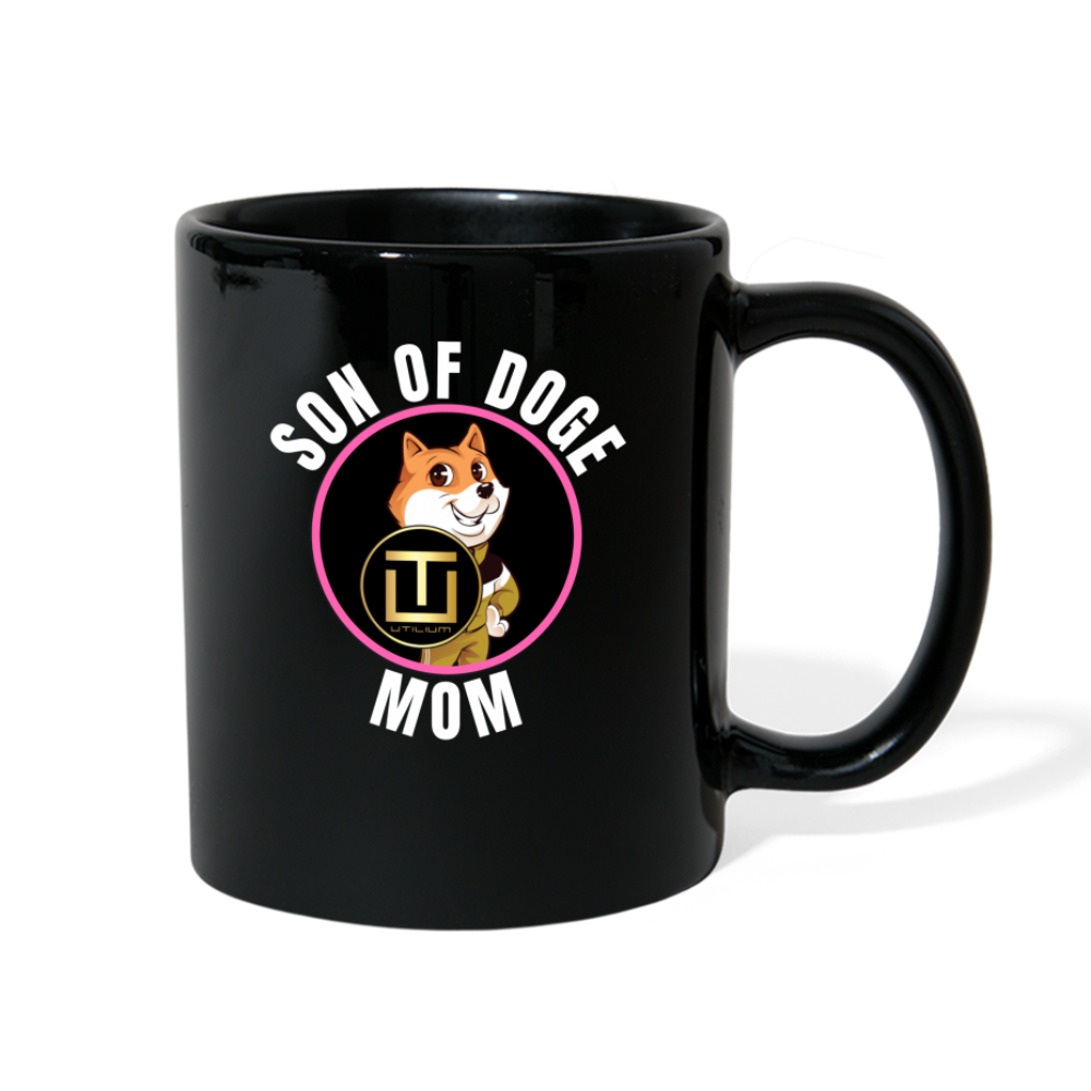 Son Of Doge 'Mom' Black Mug - black