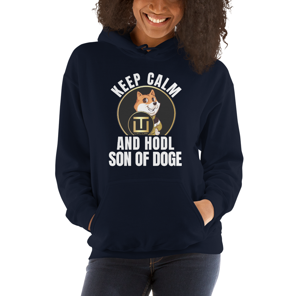 Son Of Doge 'Keep Calm And Hodl Son Of Doge' Women's Hoodie