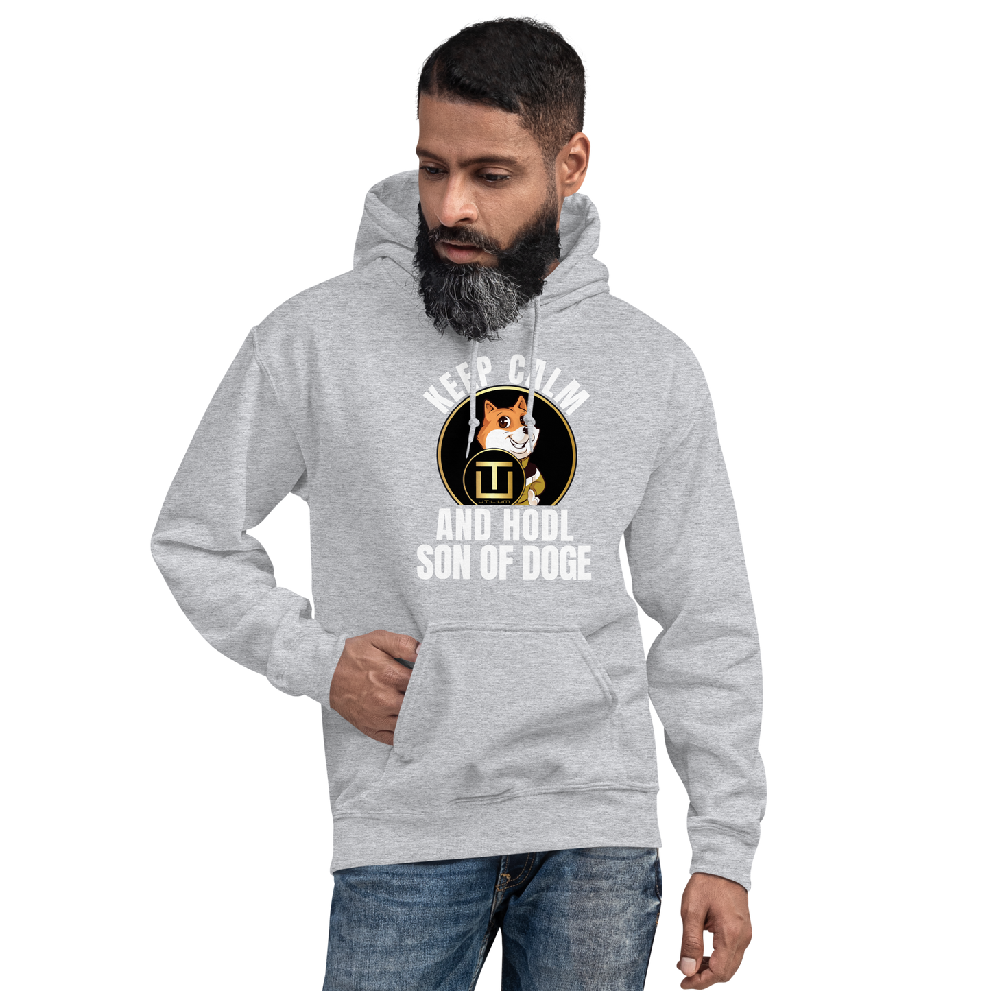 Son Of Doge 'Keep Calm And Hodl Son Of Doge' Men's Hoodie