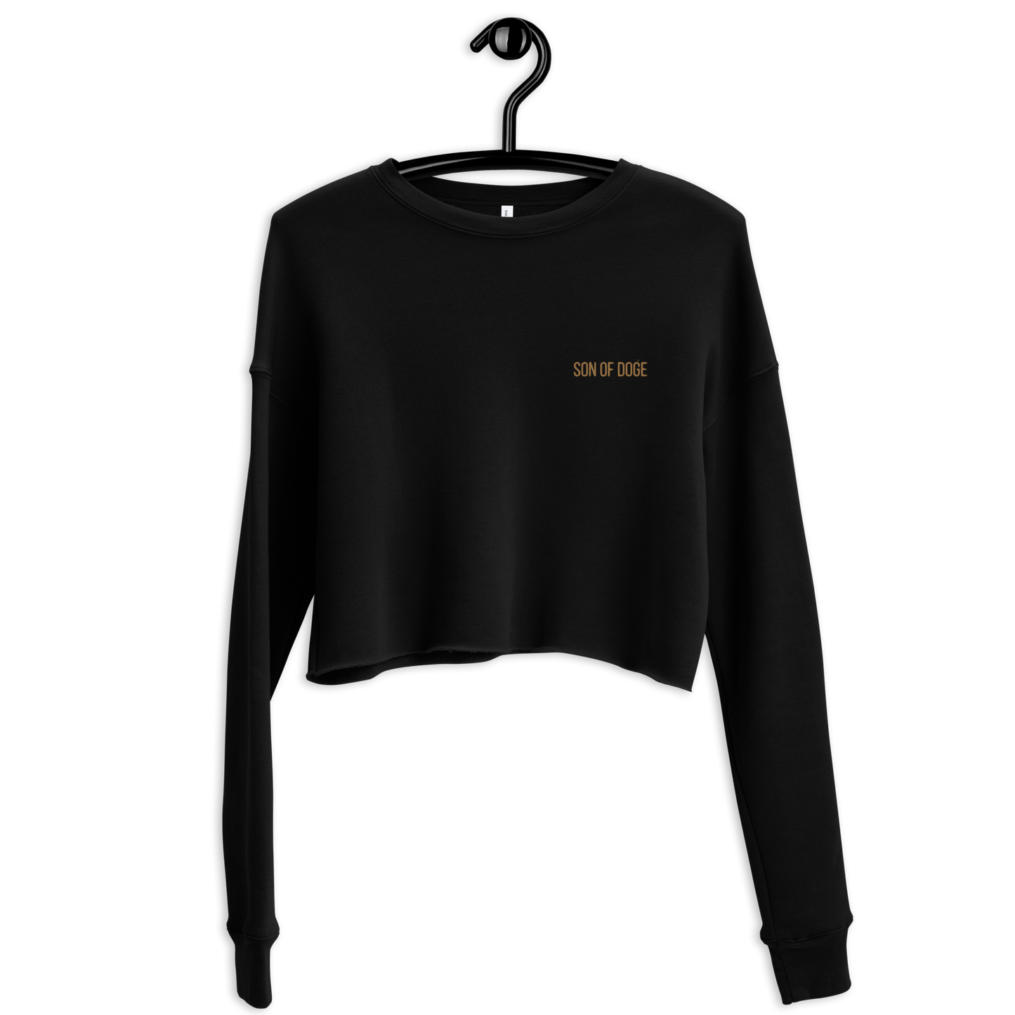 Son Of Doge Crop Sweatshirt (Gold embroidery)